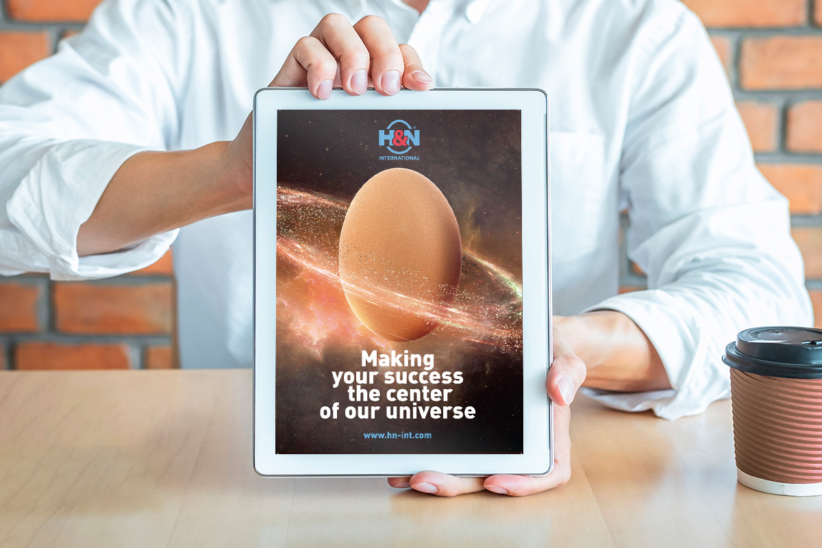 Anuncio H&N International - Making your success the center of our universe - Brown Egg (digital)