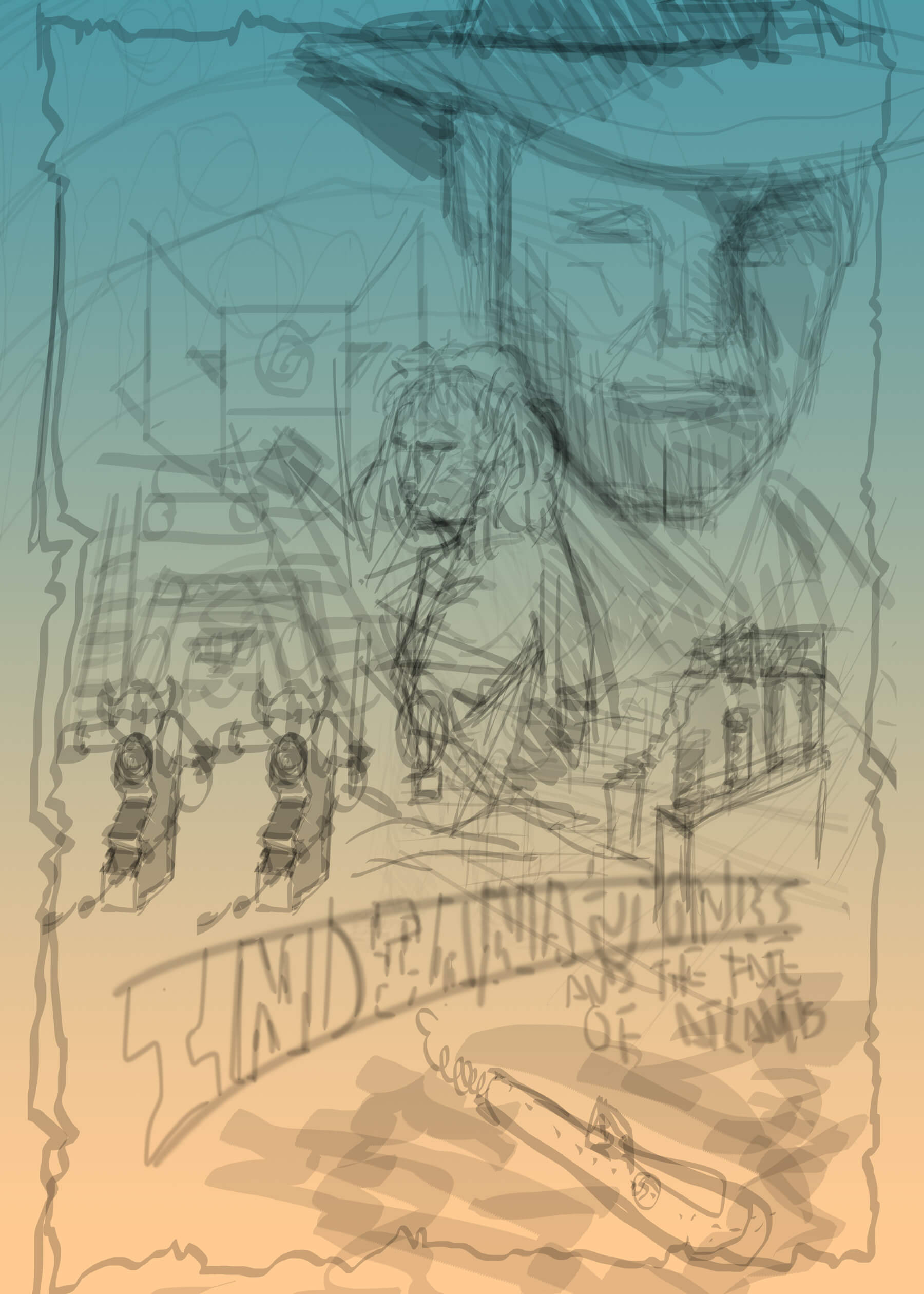 Indiana Jones and the Fate of Atlantis poster (WIP 1)
