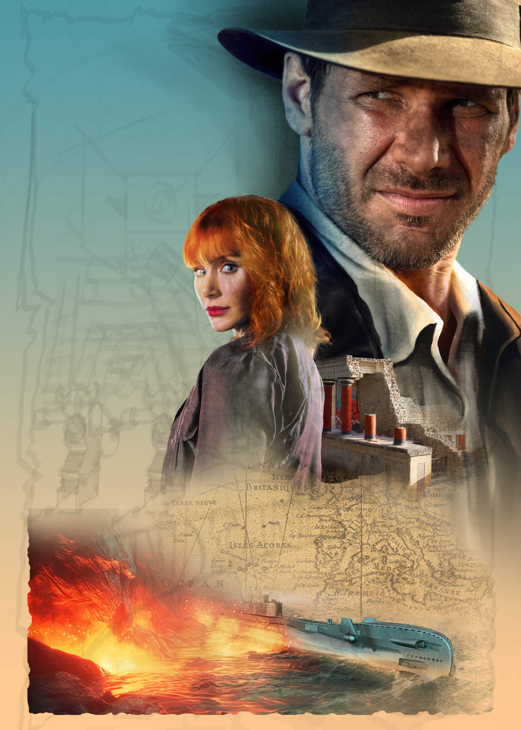 Indiana Jones and the Fate of Atlantis poster (WIP 3)