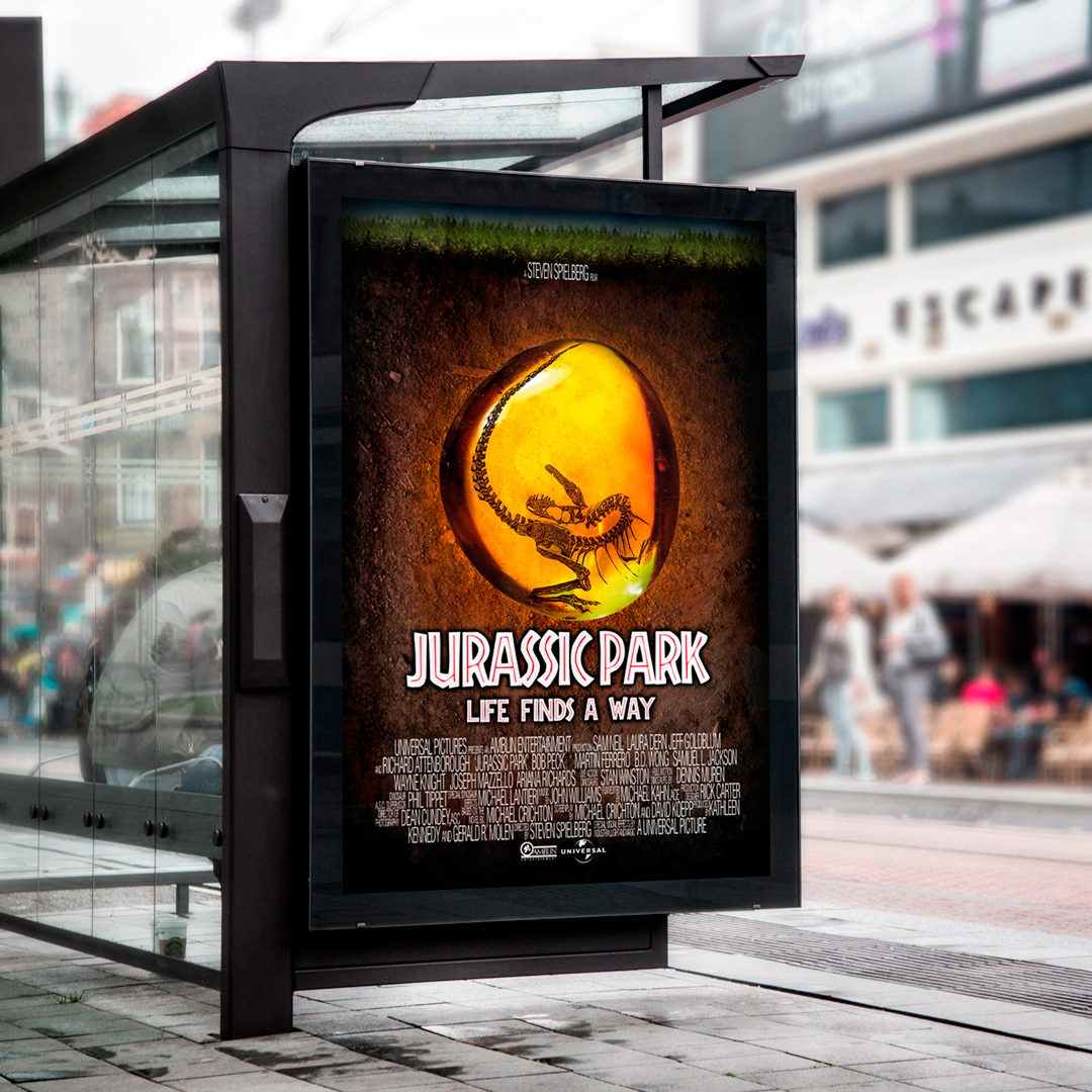 Jurassic Park mockup