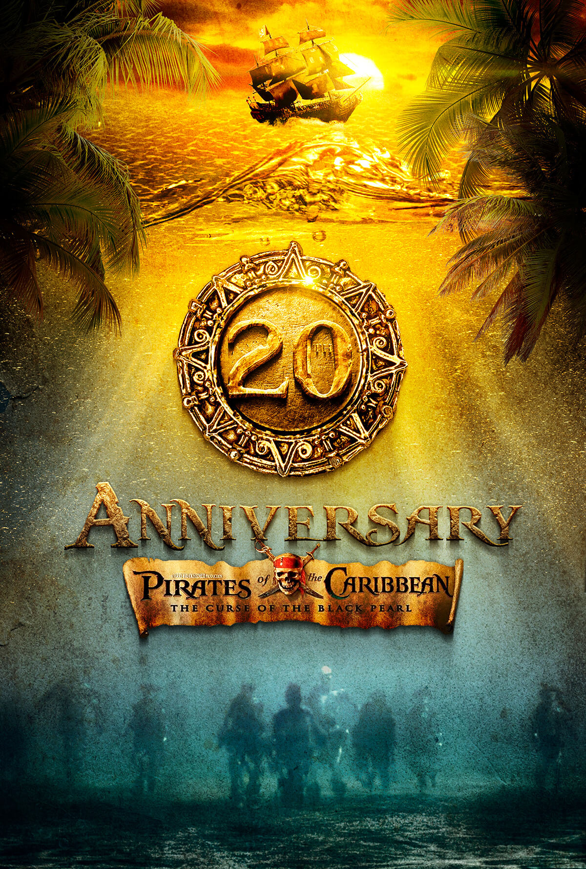 Pirates of the Caribbean Sea - The Curse of the Black Pearl (20th Anniversary Edition)