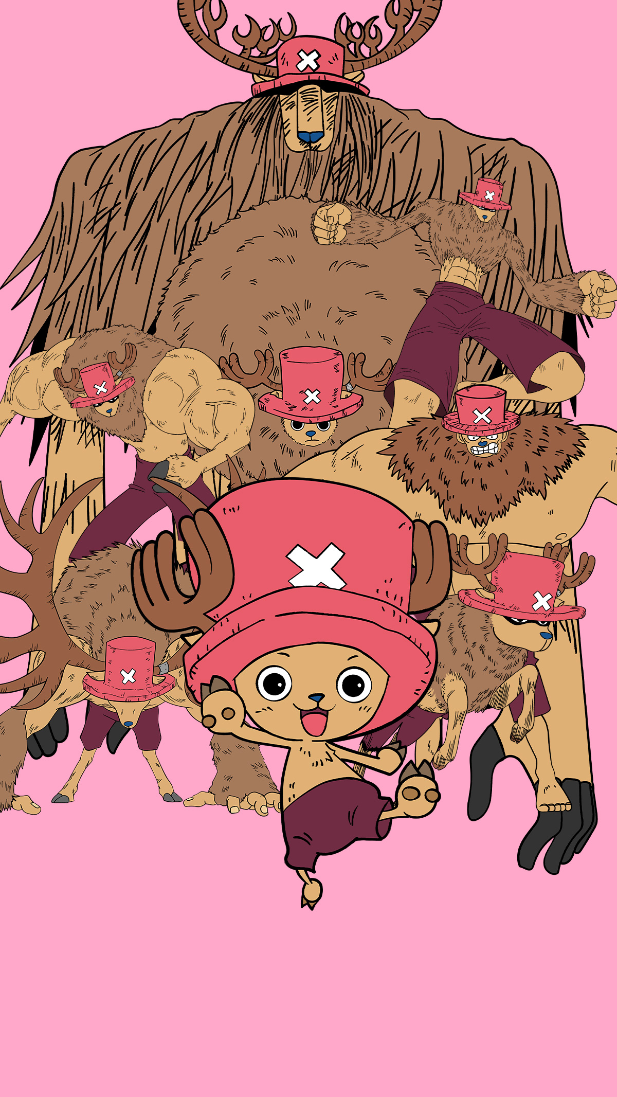 Chopper - One Piece - Full poster base colour