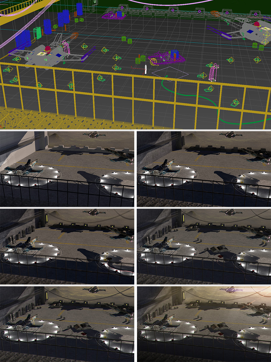 Star Wars Rebel base stages