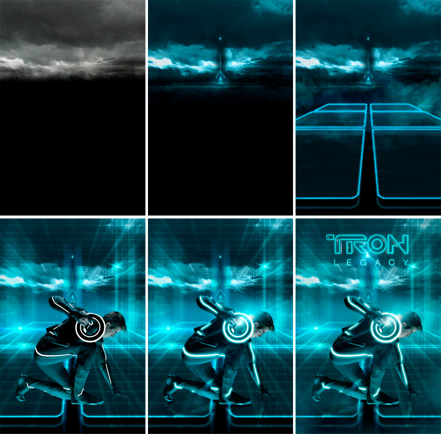 Tron Legacy - Step by step